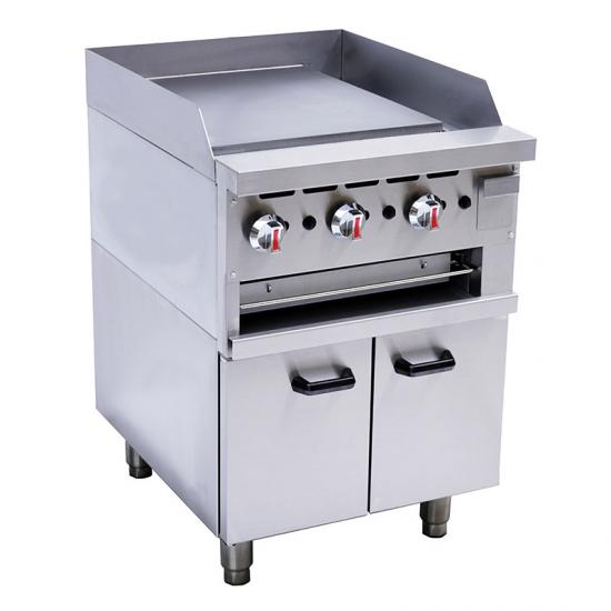 Gas Broiler with Griddle Top
